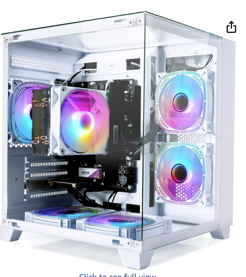 LXZ Desktop Computer - AMD Ryzen 5 5600G, 16GB DDR4, 1TB SSD